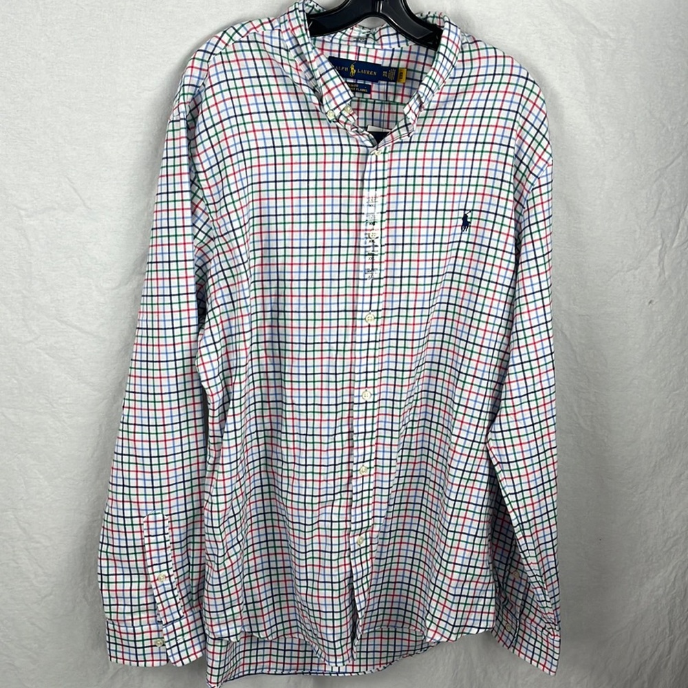 Ralph Lauren slim fit performance flannel nwt xxl